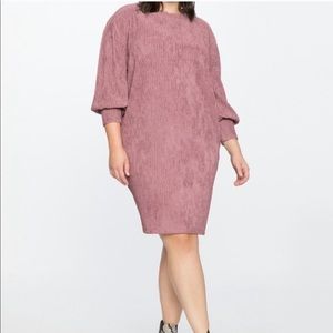 Eloquii Textured Mauve Dress 26/28